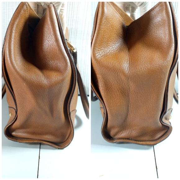 Authentic GUCCI Canvas Nailhead leather Tote - Picture 4 of 6